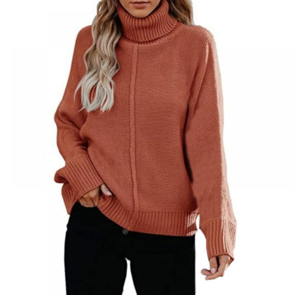 plus size burnt orange sweater