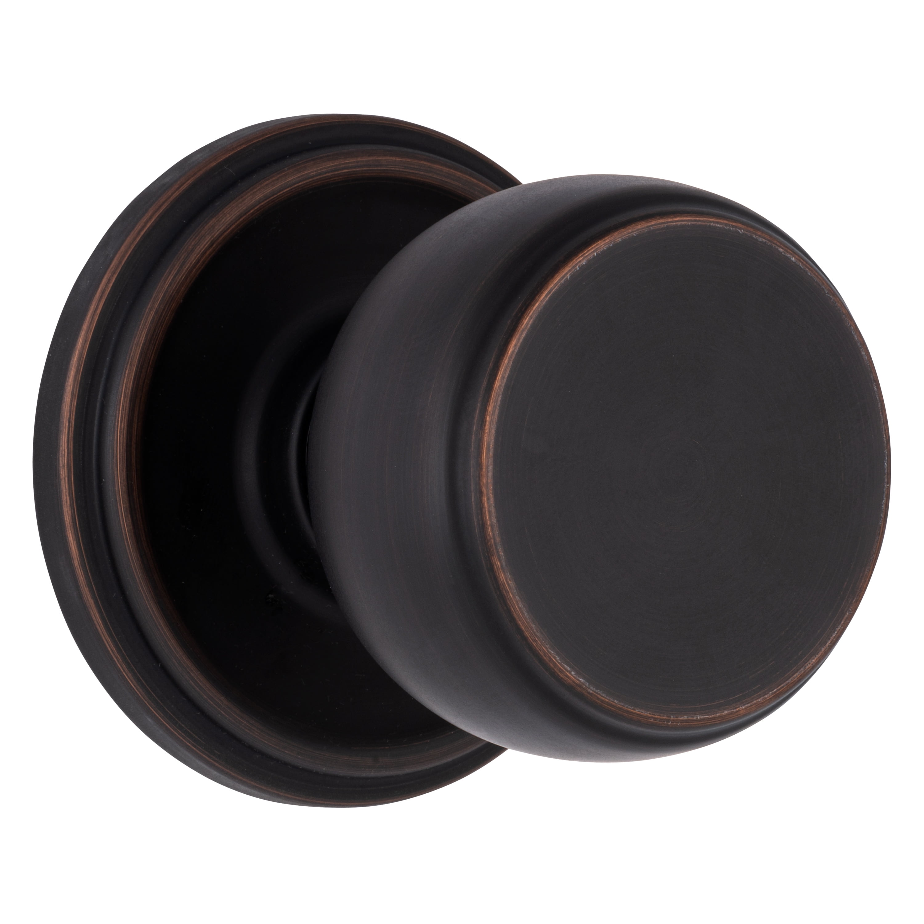 Brinks Push Pull Rotate Ganyon Interior NonLocking Doorknob in Tuscan