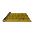 thumbnail image 2 of Ahgly Company Indoor Square Oriental Yellow Industrial Area Rugs, 7' Square, 2 of 4