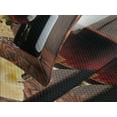 thumbnail image 4 of Ambesonne Wine Quilted Bedspread Set 3 Pcs, Cabernet Bottle Cheese, Queen Size, Brown Burgundy Cream, 4 of 5