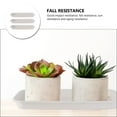 thumbnail image 6 of Pawsdot 3Pcs Rectangular Plant Trays White Plastic for Indoor Gardening Flowerpot Base, 6 of 8