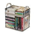 thumbnail image 2 of ¡Descuento Increíble!, Bolsa de almacenamiento de libros para estudiantes, caja de almacenamiento transparente, plegable, portátil, caja organizadora de útiles escolares Akmoler, 2 of 9