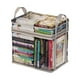 thumbnail image 3 of XWSHYW Contenedores de Almacenamiento Bolsa de Almacenamiento de Libros para Estudiantes, Caja de Almacenamiento Transparente, Plegable, Portátil, Caja Organizadora de Útiles Escolares, 3 of 4