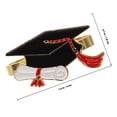 thumbnail image 2 of Houderco 4Ud Para Servilletas Con Toca De Graduación En Aleación Para De, 2 of 6