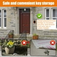 thumbnail image 4 of Magnetic Key Holder Safe Magnetic Key Box Under Car Plastic Hidden Combination Key Box 4 Digit Password Key Box Portable Key Safe Box Key Storage Security Box for Keys-orangeandblack-, 4 of 10
