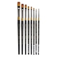 thumbnail image 2 of Kingart Original Gold 9300 Shader Series, Premium Golden Taklon Multimedia Artist Brushes, Set of 8, All ages, 2 of 8