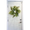 thumbnail image 2 of Admired By Nature Fern Wreath Artificial Wall Hanging Front Door, Green, 2 of 2
