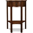 thumbnail image 1 of Leick Furniture Support de Hall en Bois Demilune en Bronze, 1 of 6