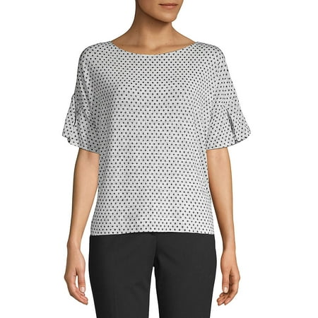 - Ruffled Short Sleeve Top