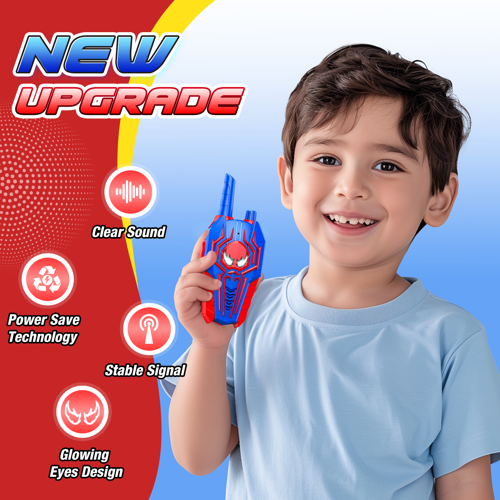 Quiesle Walkie Talkies For Kids, 2 Pack photo 5