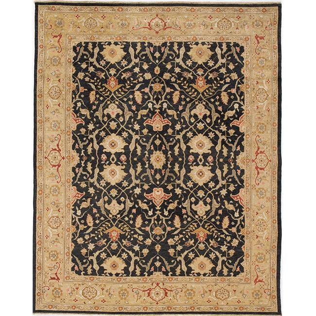 Due Process Le Trading Jinan Tehran Black Dark Gold Area Rug Due Process Le Trading Jinan Tehran Black Dark Gold Area Rug 4 X 6 Ft