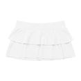 thumbnail image 4 of Wxolcjlv Women's Ruffled Swim Mini Skort Fold Over Waist Stretch Fit Silhouette Beach Pool Skorts, 4 of 4