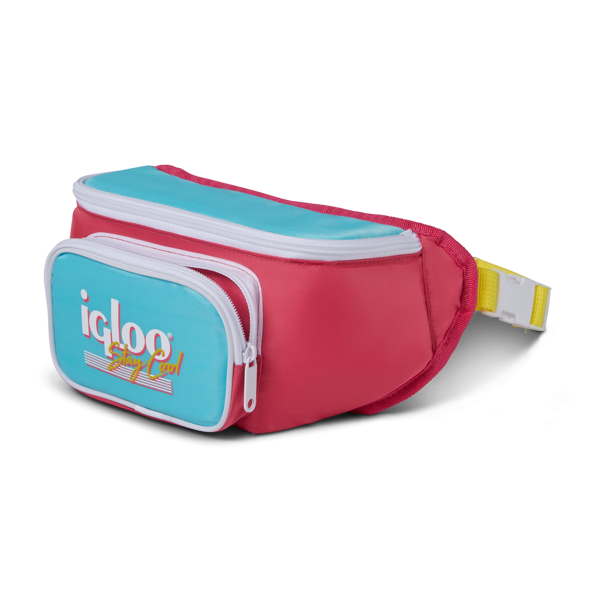 Igloo 90s Retro Collection Fanny Pack Portable Cooler, Watermelon, Multicolored