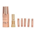 thumbnail image 1 of Kit de boquillas de latón para pistola de soldadura MIG, sin gas, con núcleo fundente de 0,9 mm y 0,035 pulgadas, para Century FC90 80GL, 1 of 14