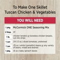 thumbnail image 5 of McCormick Tuscan Chicken & Vegetables One Skillet Seasoning Mix, 0.87 oz Packet, 5 of 14