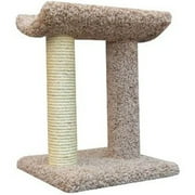 New Cat Condos Premier Sisal Rope Scratch Post-Color:Beige
