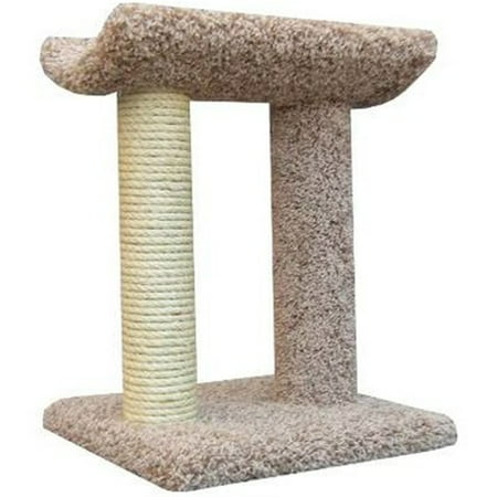 New Cat Condos Premier Sisal Rope Scratch Post-Color:Green