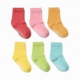 thumbnail image 4 of HCNTES Toddlers Kids Non Slip Socks Kids Crew Socks Children Girls Boys Soft Socks Spring Summer(L01-D,3-5 Years), 4 of 6