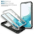thumbnail image 3 of Decase For Samsung Galaxy S23 Plus Case Shockproof with Card Slot design Built-in Magnetic Rotating Ring Stand with Slide Camera Lens Protector Case Cover,For Samsung Galaxy S23 Plus,A, 3 of 11