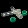 thumbnail image 7 of 100Pcs 1ml Green Lab Plastic Frost Test Tubes Vial Seal Cap, Graduated Marks Centrifuge Tubes Skirted Conical Bottom for Laboratory School Educational, 7 of 7