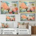 thumbnail image 4 of Designart "The Vibrant Scenery Of Coral And Anemones I" Coastal Coral Under Water Floater Framed Wall Art Prints, 4 of 5