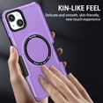 thumbnail image 6 of SaniMore for iPhone 14 Plus 6.7" 2022 Case, Rugged PC Back Shockproof TPU Bumper Wireless Charging Strong Magnetic Shell Slim Lightweight Heavy Duty Protective Cover for iPhone 14 Plus 2022, Purple, 6 of 10
