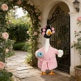 thumbnail image 3 of Outdoor Goose Clothes Outfit for 23 Inch Porch Goose – Garden Yard Lawn Goose Decoration Costume with Headwear for Patio and Courtyard, 3 of 6