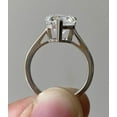 thumbnail image 4 of Engagement Solitaire Women's Ring 2 Ct Heart Cut Diamond 14k White Gold Plated -10, 4 of 5
