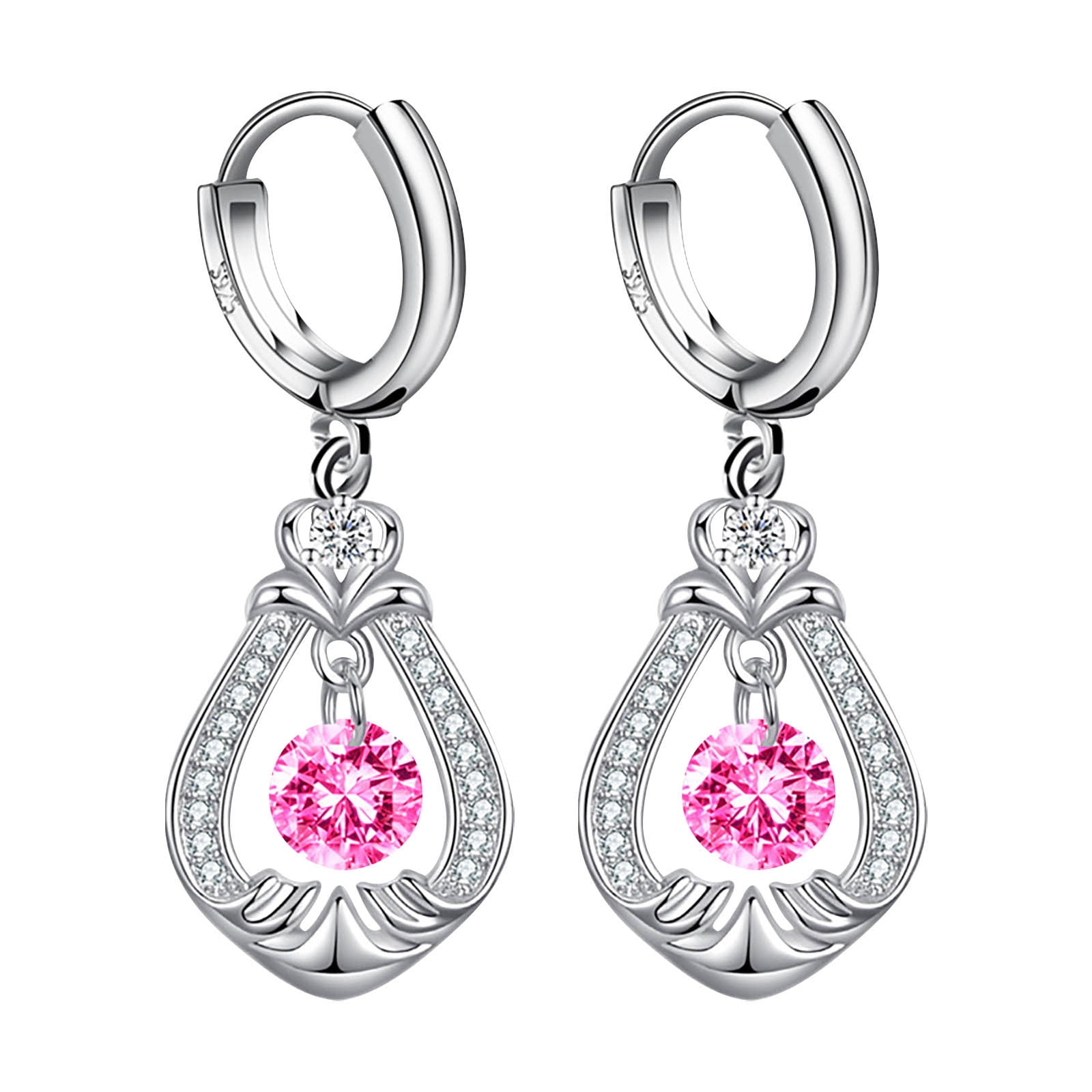 wendunide ornaments fashion earrings stainless steel round earrings