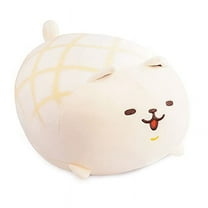 Stuffed Animal Shiba Inu Plush Toy, Soft Dog Shape Pineapple-Bun Bread Pillow, Cute -Doll Best Gifts White,1 x Plush Toy,White