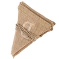 thumbnail image 3 of Banderín De Arpillera, Bandera De Arpillera Firme Y Simple, Diario Para Decoración De Bodas, Regalos De Navidad Para El Hogar, 3 of 7
