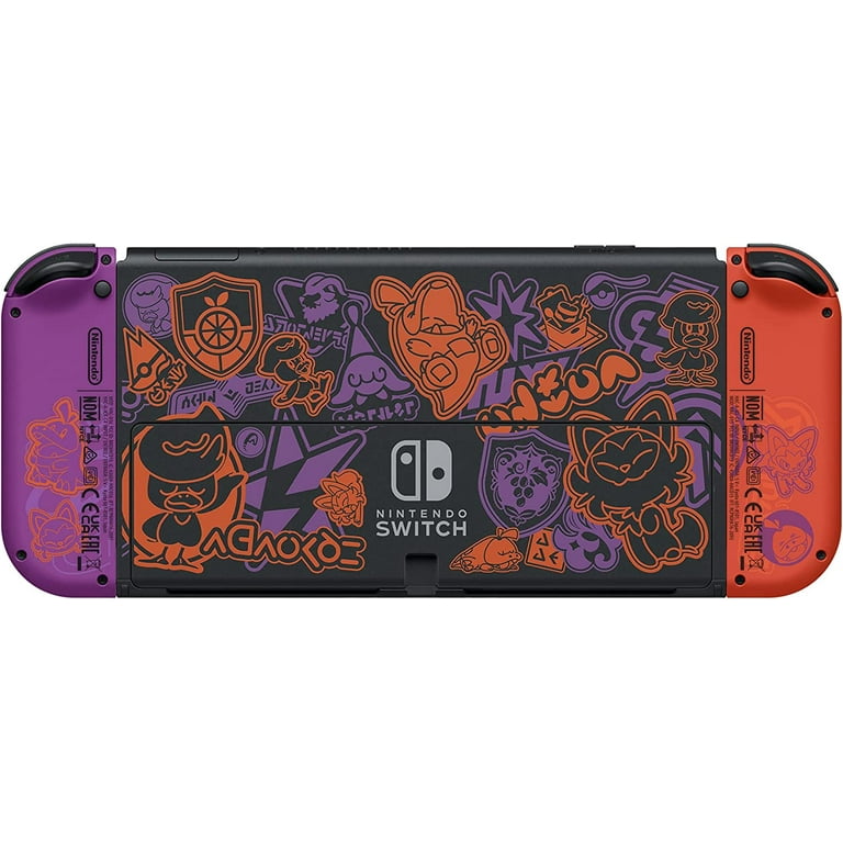 NEW Nintendo Switch OLED 64GB POKEMON Scarlet Violet+FREE GAME Mario  Rabbids