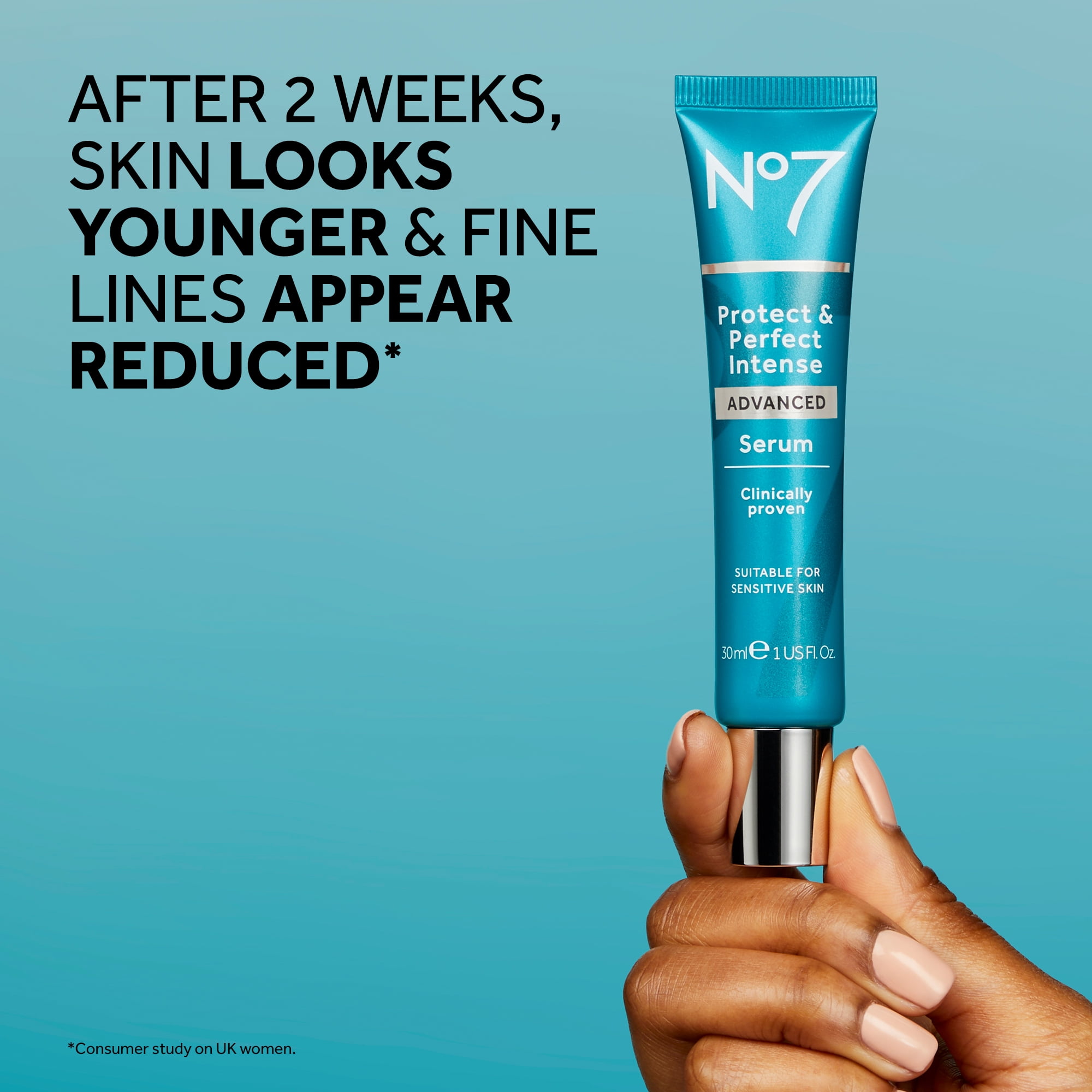 美容液 No7 ADVANCED Serum No7 Protect & Perfect Intense Advanced Anti-Age Serum, Fine