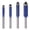 Blue, variant on 4-Piece Flush Trim Router Bit Set, 1/4 Inch Shank Top Bearing Carbide Tipped for Woodworking, Solid Wood, Mdf, Plywood, 4 Tools