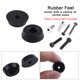 thumbnail image 3 of 24pcs Tope de goma para patas de altavoz, impresora, escritorio, D18x15xH5mm, 3 of 7