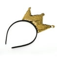 thumbnail image 4 of Unique Bargains 1 Pc Fashion Crown Sequins Headband for Women for Girls Yellow, 4 of 6