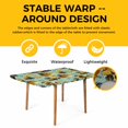 thumbnail image 4 of Construction Truck Table Cloths for 6 Foot Rectangle Tables, Cartoon Grips and Bulldozers Green Patio Waterproof Elastic Fitted Tablecloths, Washable Rectangular Table Cover for Camping, 4 of 8