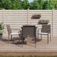 thumbnail image 1 of vidaXL 5 Piece Garden Dining Set with Cushions Poly Rattan and Steel, 1 of 5