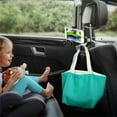 thumbnail image 5 of ThrottleT-Upgraded 2 Pack Car Headrest Hidden Hook 2 in 1 Car Seat Hooks with Phone Holder for Purse, Backpacks,Toys,and Even Bottle Storage Organizer (Silver), 5 of 7