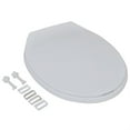 thumbnail image 3 of vidaXL Toilet Seats with Soft Close Lids 2 pcs Plastic White, 3 of 4