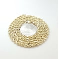 thumbnail image 2 of 10K yellow gold 3.5mm hollow rope chain Necklace fine jewelry unisex 11.3g 26", 2 of 12