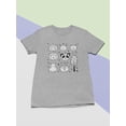 thumbnail image 3 of Kids Animals Drawing T-Shirt Toddler -Image by Shutterstock,  3 Toddler, 3 of 4