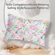 thumbnail image 4 of Funda de almohada con estampado digital de flores y satén Gonzo para niños, funda de almohada infantil con estampado digital de flores y satén, 4 of 8
