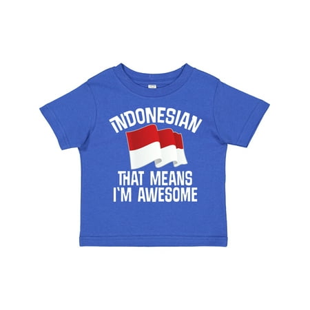 

Inktastic Indonesian Gift Indonesia Flag Gift Toddler Boy or Toddler Girl T-Shirt