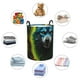 thumbnail image 4 of Fotbe Fluorescent Wolf Cesto de Ropa con Asas, Cesto Impermeable de Gran Capacidad, Bolsa de Lavado para Dormitorio, Cesto de Ropa con Ruedas y Asas-Medium, 4 of 6