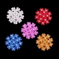 thumbnail image 3 of 5x Fabricación de joyas Adornos de flores Adornos de cristal de espalda plana Artesanía de bricolaje, 3 of 8