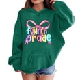 thumbnail image 3 of Cute Hoodies for Teen Girls Trendy Oversized Hooded Sweatshirt Fourth Grade Colorful Bow Graphic Long Sleeve Pullover Sweater, 3 of 9