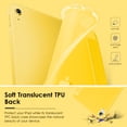 thumbnail image 3 of DTTO Case for iPad 10th Generation Case 2022, iPad 10.9 Case with Soft TPU Translucent Frosted Back Cover, Slim Shell Stand Protective Case with Auto Wake/Sleep, Support Touch ID-Sunshine Yellow, 3 of 8