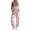Pink A1, variant on Workout Jumpsuits for Women Utility Style Adjustable Strap Drawstring Waist Pocket Casual Jumpsuit