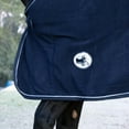 thumbnail image 6 of Jeffers Equine Elite Fleece Horse Cooler Blanket, 69", Soft Lightweight, Navy, 6 of 7